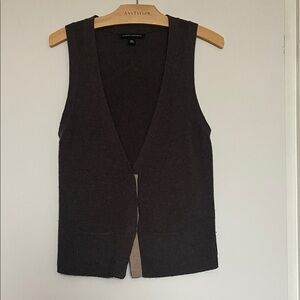 Banana Republic Brown Sleeveless Sweater Vest